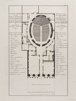 KG 15831
<br/>
Grondtekeningen van het Gebouw der Maatschappije van verdiensten (...) Felix Meritis: plattegrond eerste verdieping
<br/>
<em>Meer de Jonge, Noach van der (1741-1822)</em>
